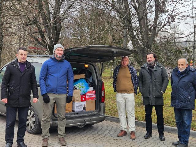 Польські колеги (посередині), по боках - Кіцак Володимир та Строцень Богдан